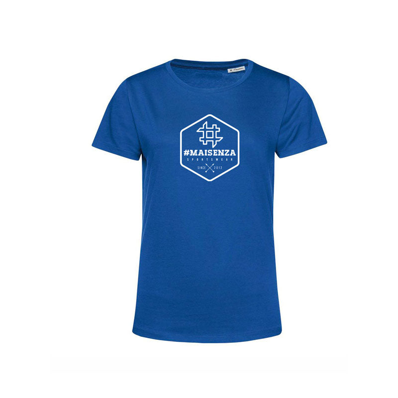 (image for) T-shirt organica Donna Box Logo - Royal Blue F0819888-0913 In Vendita
