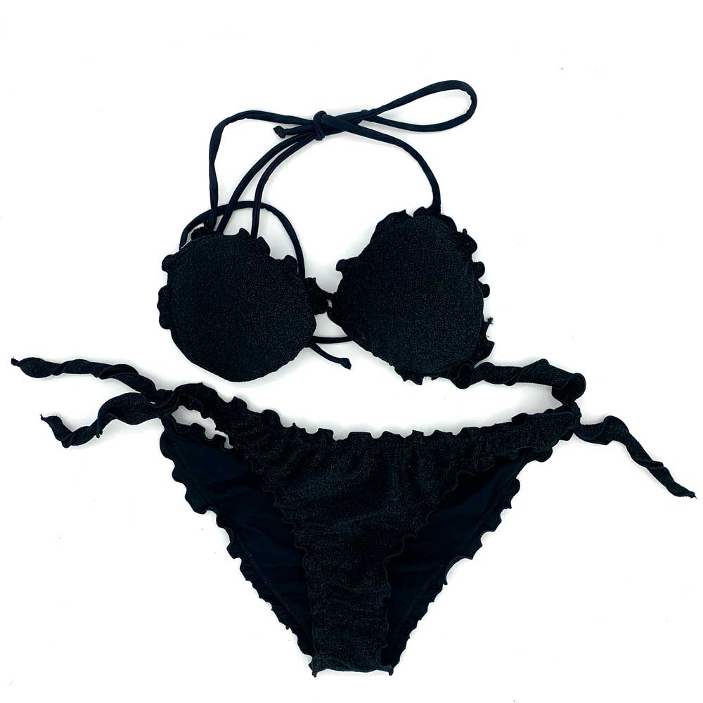 (image for) Outlet Online Shop Bikini Frou Frou - Glitter Black F0819888-0825 Codice Sconto
